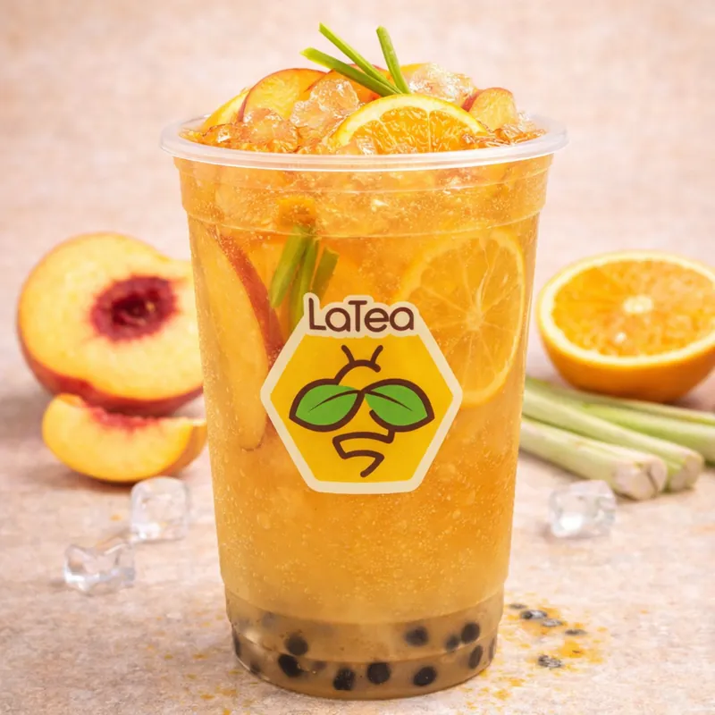 Trà đào cam sả LaTea